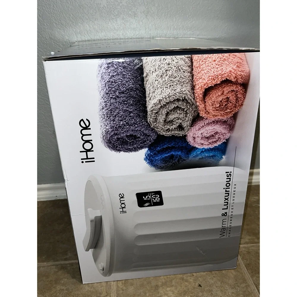 Luxury Spa iHome 20L Towel Warmer Bucket Heater Aromatherapy Large Bathroom 19